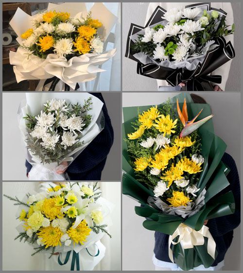 福建莆田涵江区萩芦镇梅洋村白事花束代送